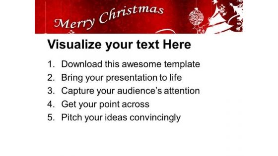 Merry Christmas Abstract Background PowerPoint Templates Ppt Backgrounds For Slides 1112