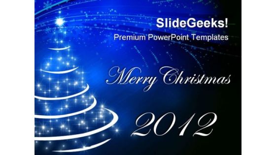 Merry Christmas Abstract PowerPoint Templates And PowerPoint Backgrounds 1211