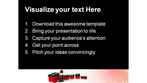 Merry Christmas Abstract PowerPoint Themes And PowerPoint Slides 0911