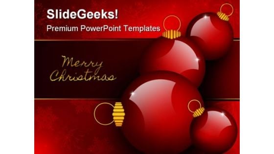 Merry Christmas Background Abstract PowerPoint Templates And PowerPoint Backgrounds 1211