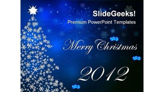 Merry Christmas Holidays PowerPoint Templates And PowerPoint Backgrounds 1211