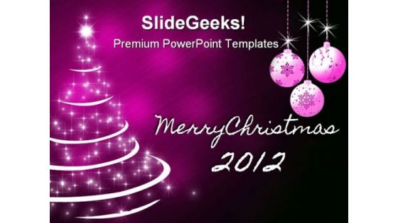 Merry Christmas Tree Abstract PowerPoint Templates And PowerPoint Backgrounds 1211