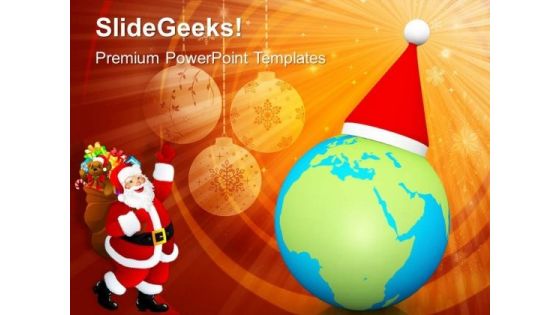 Merry Christmas World Festival PowerPoint Templates Ppt Backgrounds For Slides 1212