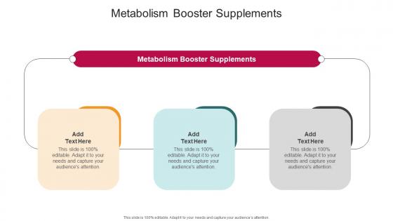 Metabolism Booster Supplements In Powerpoint And Google Slides Cpb
