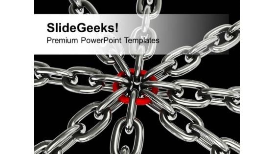 Metallic Chains Leadership PowerPoint Templates Ppt Backgrounds For Slides 0213 Metallic Chains Leadership PowerPoint Templates Ppt Backgrounds For Slides 0213