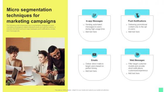 Micro Segmentation Techniques Introduction To Niche Marketing Audience Segmentation Microsoft Pdf