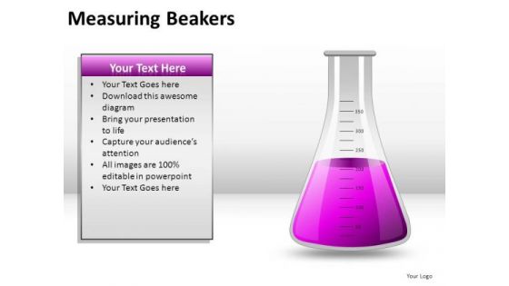 Microbiology Measuring Beakers PowerPoint Slides And Ppt Diagram Templates