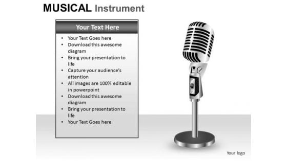 Microphone PowerPoint Slides And Ppt Diagram Templates