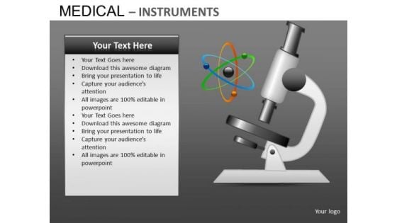 Microscope Research Medical PowerPoint Templates