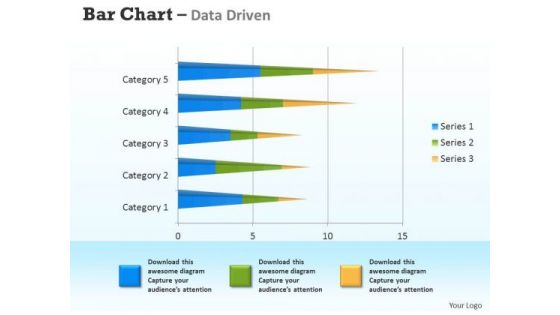Microsoft Excel Data Analysis 3d Bar Chart For Analyzing Survey PowerPoint Templates