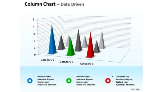 Microsoft Excel Data Analysis 3d Chart For Business Observation PowerPoint Templates