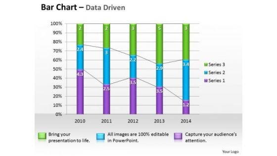 Microsoft Excel Data Analysis Bar Graph PowerPoint Templates