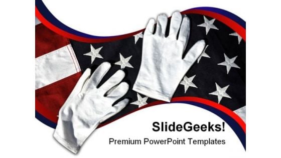 Military Americana PowerPoint Template 1110 Military Americana PowerPoint Template 1110