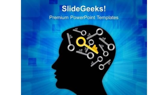 Mind Find Right Key01 Business PowerPoint Templates And PowerPoint Themes 0512