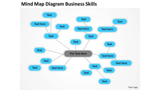 Mind Map Diagram Business Skills Ppt Best Plans PowerPoint Templates