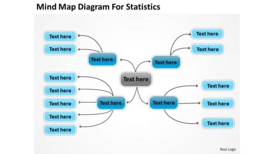 Mind Map Diagram For Statistics Ppt Real Estate Investing Business Plan PowerPoint Slides