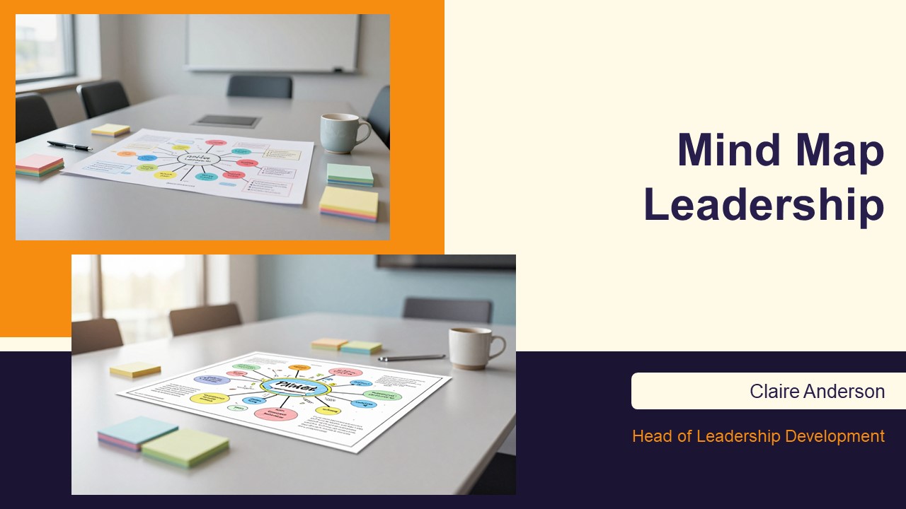 Mind Map Leadership PPT Outline VM