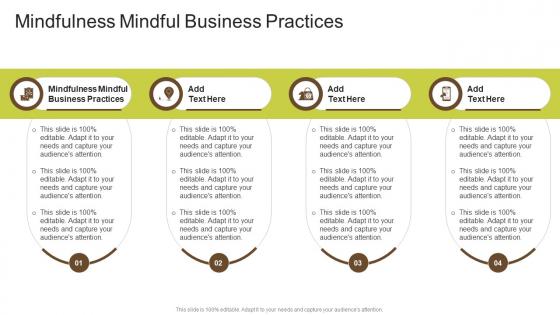 Mindfulness Mindful Business Practices In Powerpoint And Google Slides Cpb