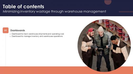 Minimizing Inventory Wastage Through Warehouse Management Table Of Contents Microsoft Pdf