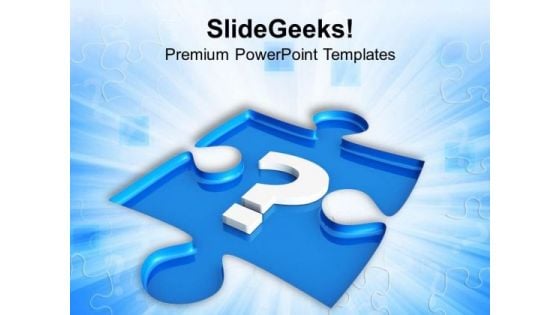 Missing Puzzle To Complete Solution PowerPoint Templates Ppt Backgrounds For Slides 0413 Missing Puzzle To Complete Solution PowerPoint Templates Ppt Backgrounds For Slides 0413