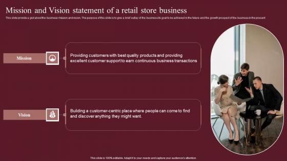 Mission And Vision Statement Of A Retail Store Business Fashion Business Plan Clipart Pdf