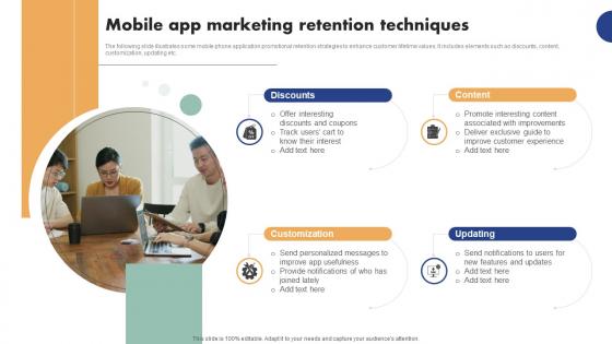 Mobile Ad Campaign Launch Strategy Mobile App Marketing Retention Techniques Information Pdf