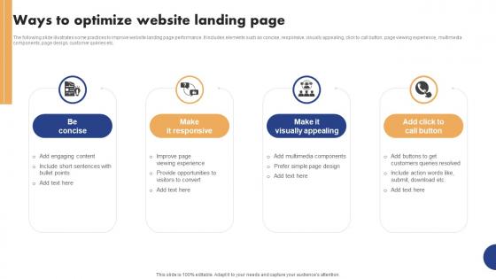 Mobile Ad Campaign Launch Strategy Ways To Optimize Website Landing Page Introduction Pdf Mobile Ad Campaign Launch Strategy Ways To Optimize Website Landing Page Introduction Pdf