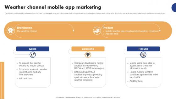 Mobile Ad Campaign Launch Strategy Weather Channel Mobile App Marketing Professional Pdf Mobile Ad Campaign Launch Strategy Weather Channel Mobile App Marketing Professional Pdf