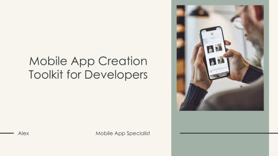 Mobile App Creation Toolkit For Developers PPT Example AT