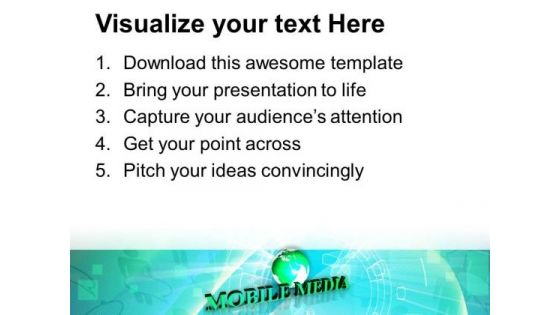 Mobile Communication Concept Online Technology PowerPoint Templates Ppt Backgrounds For Slides 0413