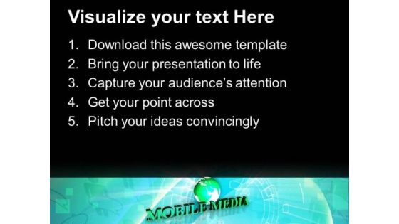 Mobile Communication Concept Online Technology PowerPoint Templates Ppt Backgrounds For Slides 0413