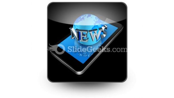 Mobile Phone And News World Ppt Icon For Ppt Templates And Slides S