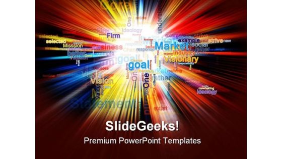 Model Of Explosion Business PowerPoint Themes And PowerPoint Slides 0511