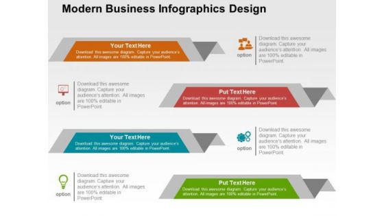 Modern Business Infographics Design PowerPoint Templates