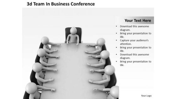 Modern Marketing Concepts 3d Team Business Conference