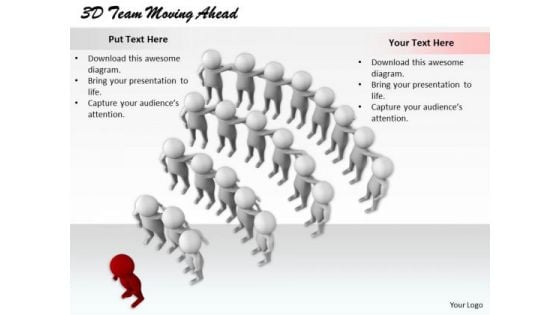 Modern Marketing Concepts 3d Team Moving Ahead Characters Modern Marketing Concepts 3d Team Moving Ahead Characters