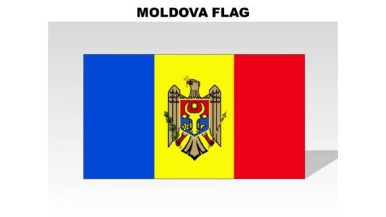 Moldova Country PowerPoint Flags