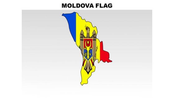 Moldova Country PowerPoint Flags