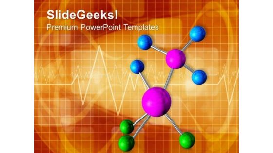 Molecular Structure Of Science PowerPoint Templates Ppt Backgrounds For Slides 0313