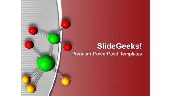 Molecule Structre Health Medical Theme PowerPoint Templates Ppt Backgrounds For Slides 0413