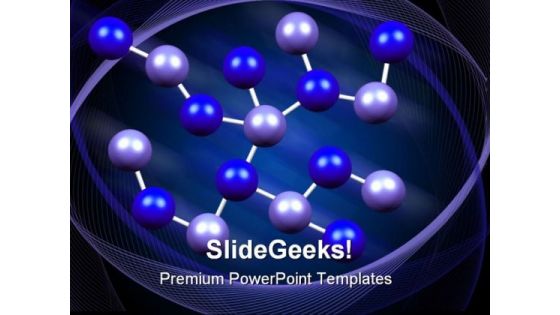 Molecules Formation Medical PowerPoint Templates And PowerPoint Backgrounds 0211
