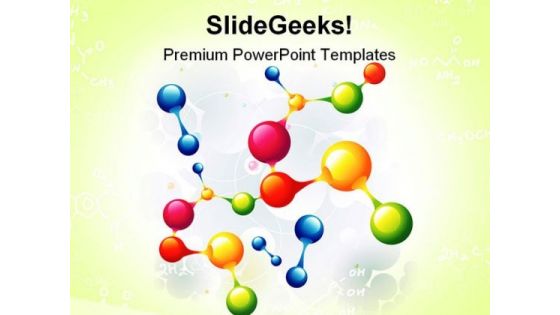 Molecules Science01 PowerPoint Templates And PowerPoint Backgrounds 0711