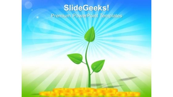 Money And Plant PowerPoint Templates And PowerPoint Themes 0912 Money And Plant PowerPoint Templates And PowerPoint Themes 0912