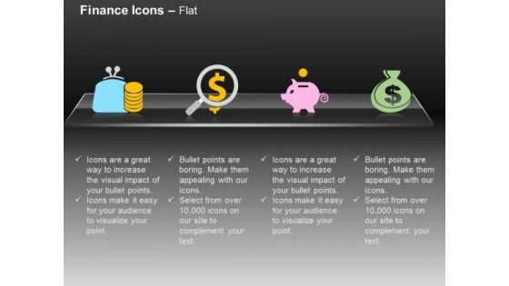 Money Bag Dollar Piggy Pouch Money Saving Ppt Slides Graphics Money Bag Dollar Piggy Pouch Money Saving Ppt Slides Graphics