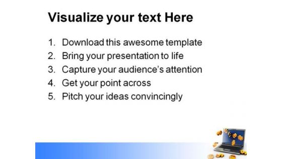 Money From Internet Finance PowerPoint Themes And PowerPoint Slides 0711
