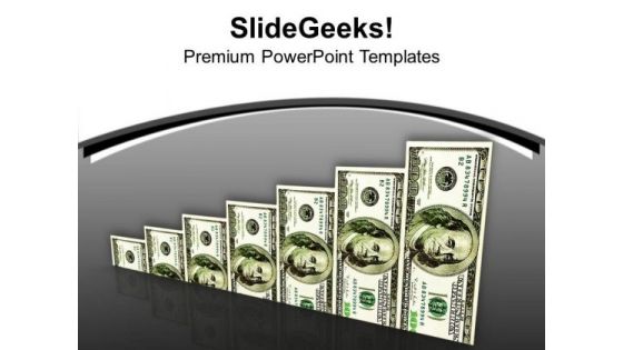 Money Graph Business Development PowerPoint Templates Ppt Backgrounds For Slides 0213