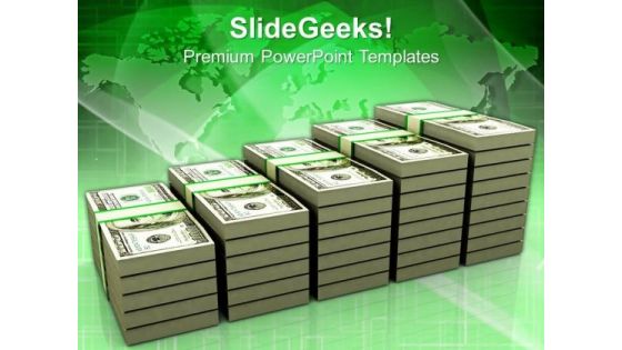 Money Graph Business PowerPoint Templates And PowerPoint Themes 1012