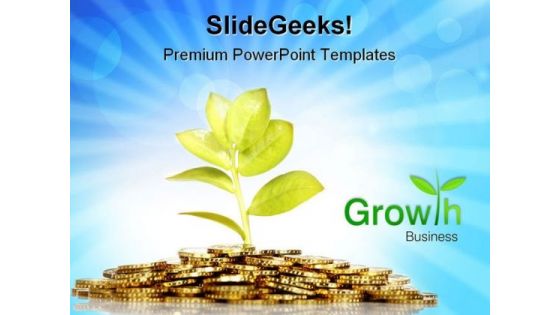 Money Growing Business PowerPoint Templates And PowerPoint Backgrounds 0711