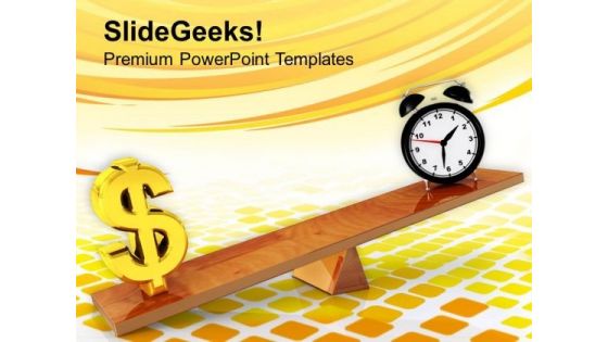 Money Increases With Time In Business PowerPoint Templates Ppt Backgrounds For Slides 0513