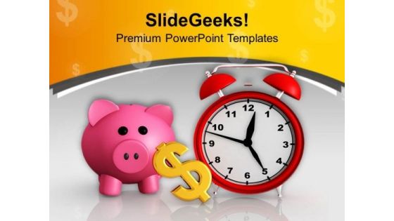 Money Increases With Time PowerPoint Templates Ppt Backgrounds For Slides 0513